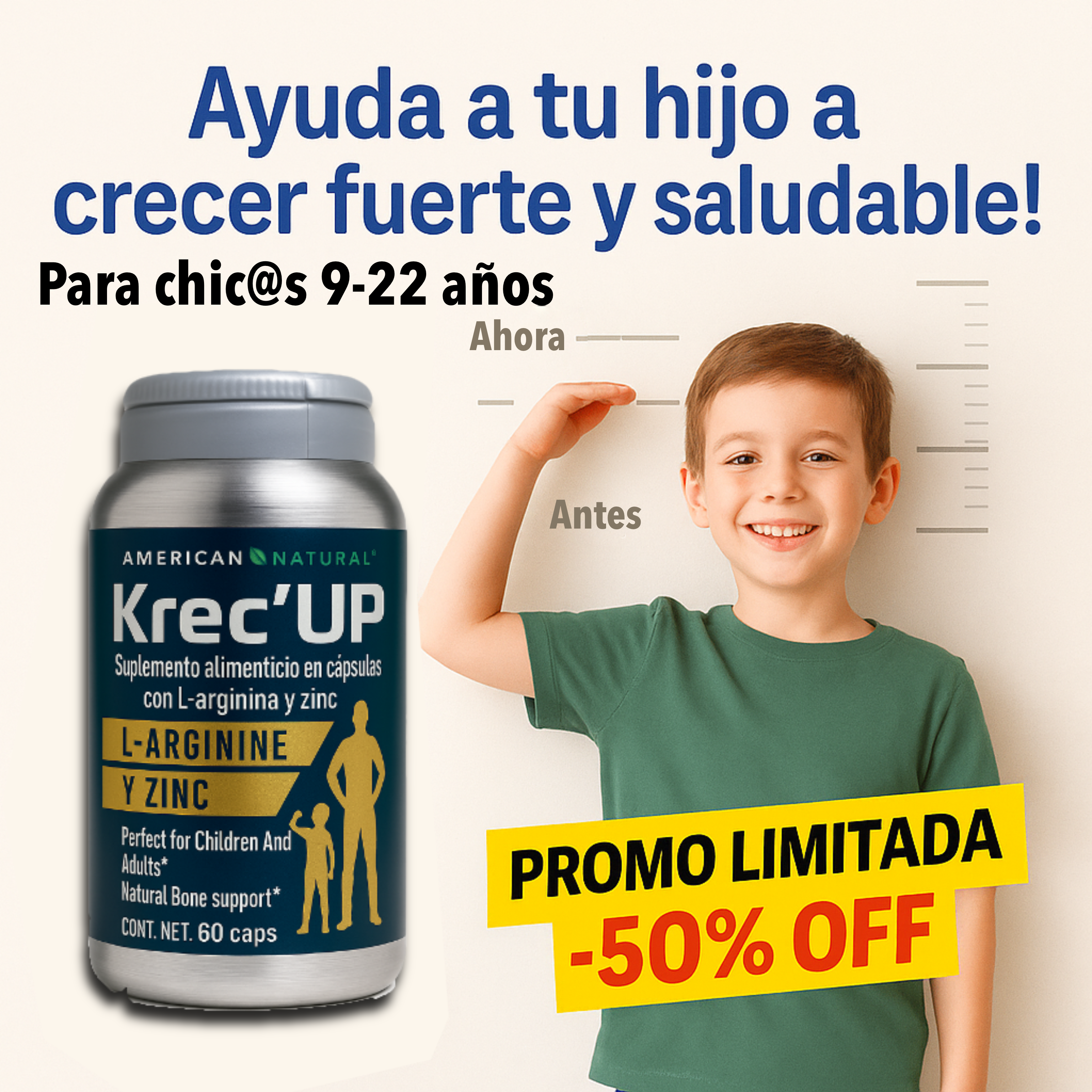 Krec Up Aumenta de Estatura